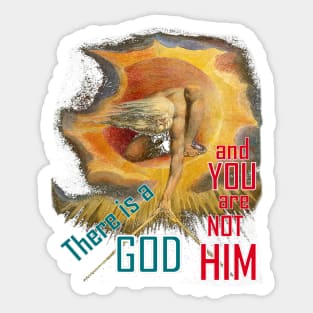 God the Father - There is a God Sticker